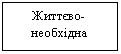 Text Box: Життєво-необхідна