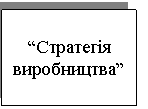 Text Box: “Стратегія виробництва” 